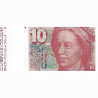 Schweiz 10 Franken 1982 Euler