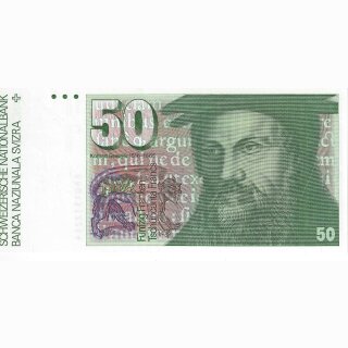 Schweiz 50 Franken 1988 Gessner