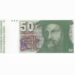 Schweiz 50 Franken 1988 Gessner