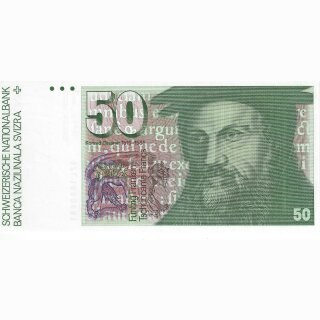 Schweiz 50 Franken 1987 Gessner