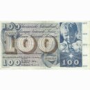 Schweiz 100 Franken 1958, 18. Dezember St. Martin