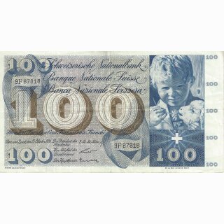 Schweiz 100 Franken 1956, 25. Oktober St. Martin