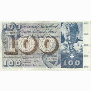 Schweiz 100 Franken 1964, 2 Aprill St. Martin