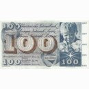 Schweiz 100 Franken 1972, 24. Janauar St. Martin