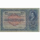 Schweiz 20 Franken 1938, 10. März Pestalozzi