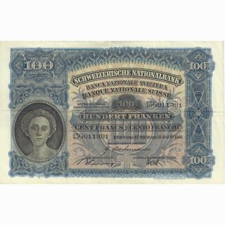 Schweiz 100 Franken 1946, 31. August Mäher