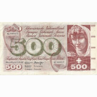 Schweiz 500 Franken 1968, 15. Mai Jungbrunnen