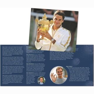Schweiz 20 Franken 2020 B Roger Federer Folder