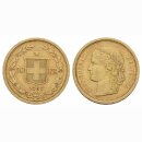 Schweiz 20 Franken 1886