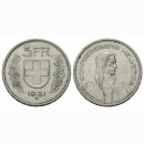 Schweiz 5 Franken 1931 B Tell