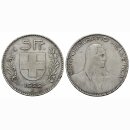 Schweiz 5 Franken 1922 B Tell