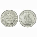 Schweiz 2 Franken 1948 B Stehende Helvetia