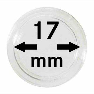 Münzenkapseln Ø 17 mm (100er Pack)