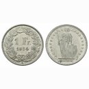 Schweiz 1 Franken 1934 B Stehende Helvetia
