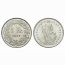 Schweiz 1 Franken 1937 B Stehende Helvetia