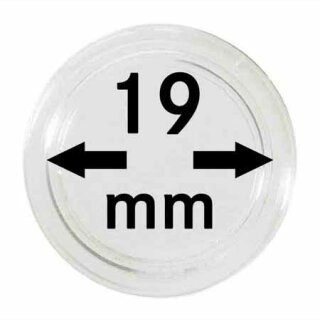 Münzenkapseln Ø 19 mm (100er Pack)