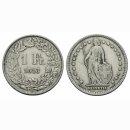 Schweiz 1 Franken 1913 B Stehende Helvetia
