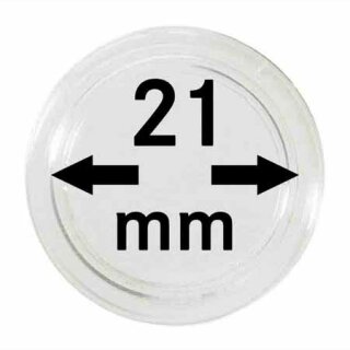 Münzenkapseln Ø 21 mm (100er Pack)