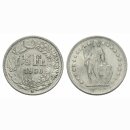 Schweiz 1/2 Franken 1950 B Stehende Helvetia