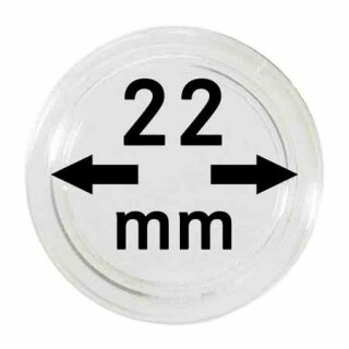 Münzenkapseln Ø 22 mm (100er Pack)