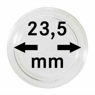 Münzenkapseln Ø 23.5 mm (100er Pack)