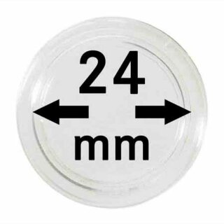 Münzenkapseln Ø 24 mm (100er Pack)