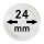 Münzenkapseln Ø 24 mm (100er Pack)