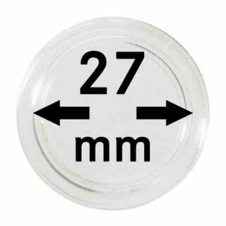 Münzenkapseln Ø 27 mm (100er Pack)
