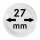 Münzenkapseln Ø 27 mm (100er Pack)