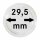 Münzenkapseln Ø 29.5 mm (100er Pack)