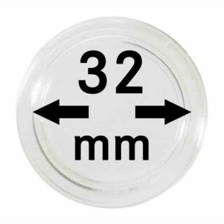 Münzenkapseln Ø 32 mm (100er Pack)