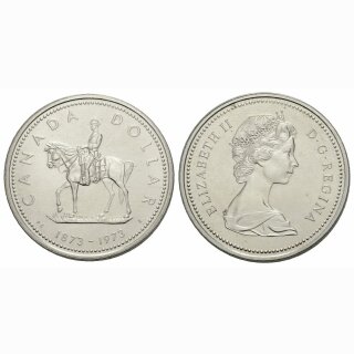 Kanada Dollar 1973 100 Jahre Beritten Polizei