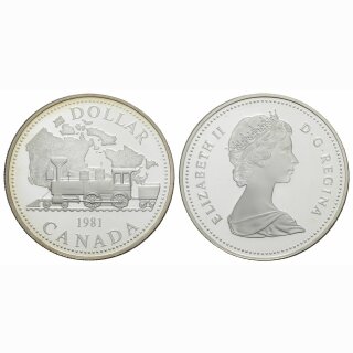 Kanada Dollar 1981 Eisenbahn Kanada