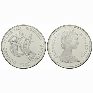 Kanada Dollar 1983 Edmonton Universität