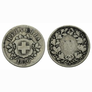 Schweiz 10 Rappen 1850 BB