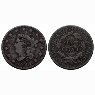 USA 1 Cent 1822