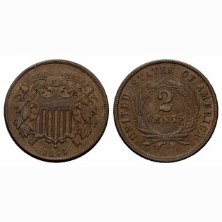 USA 2 Cent 1864
