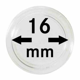 Münzenkapseln Ø 16 mm (10er Pack)