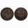 Italien 10 Centesimi 1866 H Emanuele II