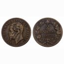 Italien 2 Centesimi 1862 N Emanuele II