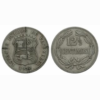 Venezuela 12 1/2 Centimos  1936