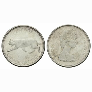 Kanada 25 Cents 1967