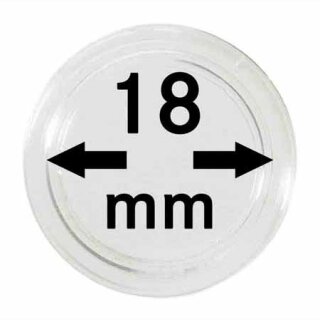 Münzenkapseln Ø 18 mm (10er Pack)