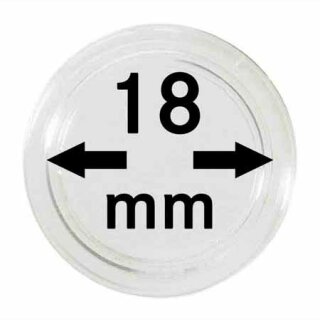 Münzenkapseln Ø 18 mm (10er Pack)