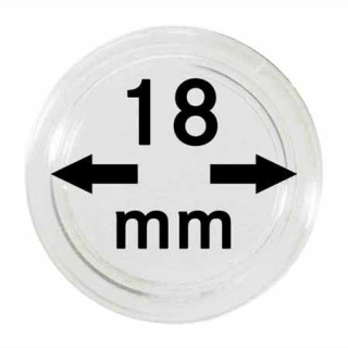 Münzenkapseln Ø 18 mm (10er Pack)
