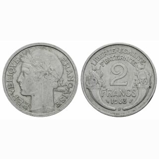 Frankreich  2 Francs 1948 B