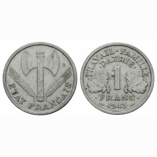 Frankreich  1 Francs 1943