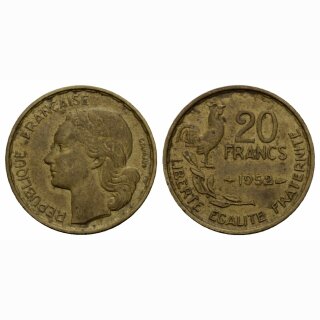 Frankreich  20 Francs 1952