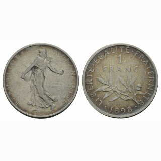 Frankreich  1 Francs 1898
