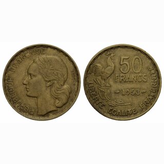 Frankreich  50 Francs 1953